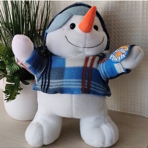 King plush Winter Snowman Plush 10"